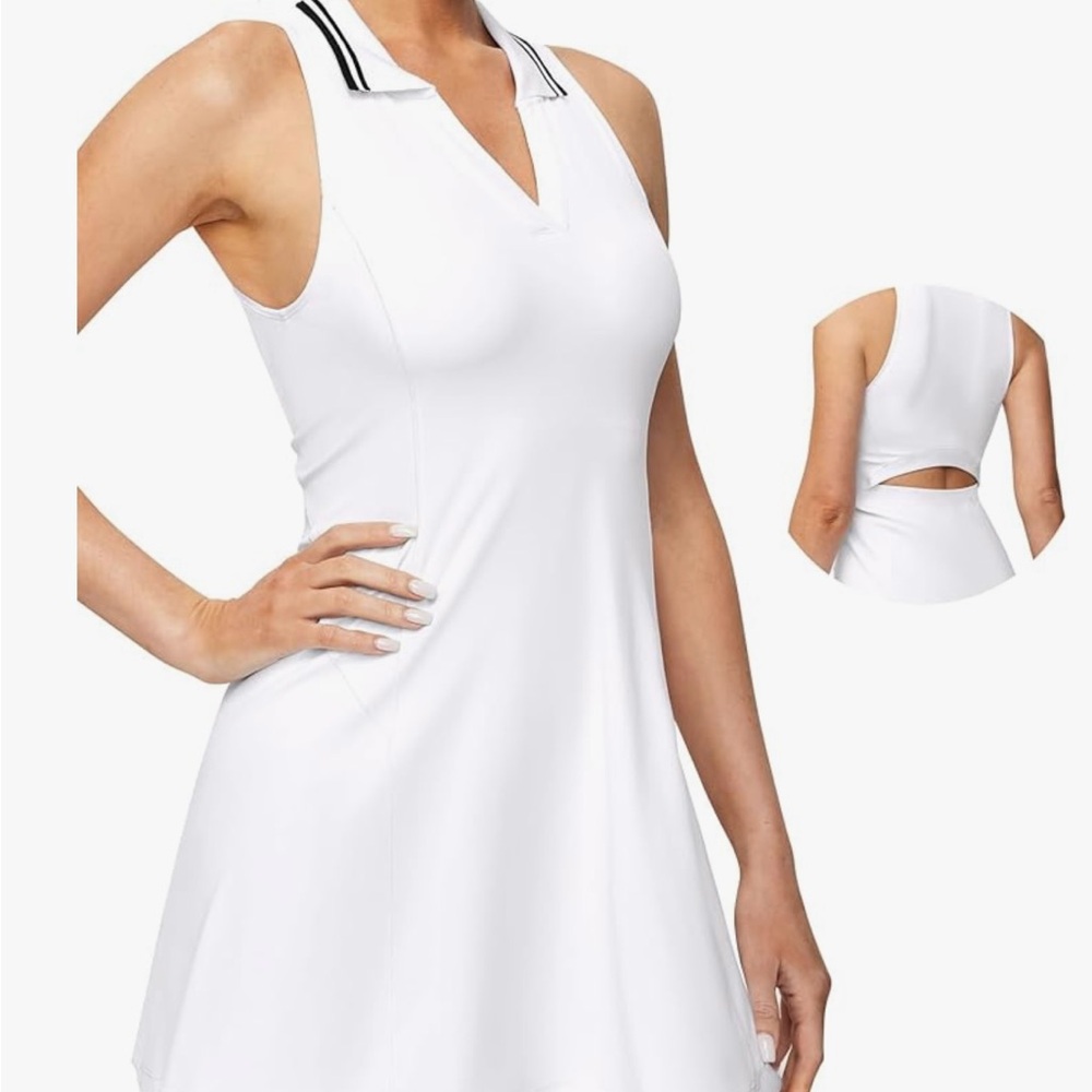 White Sleeveless Sport Dress
